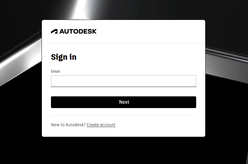 Enter email and password