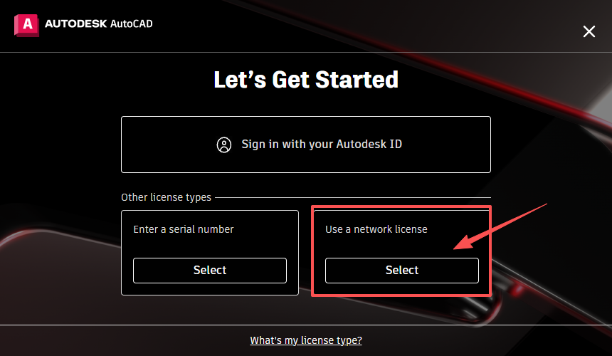 Sign in with Autodesk account